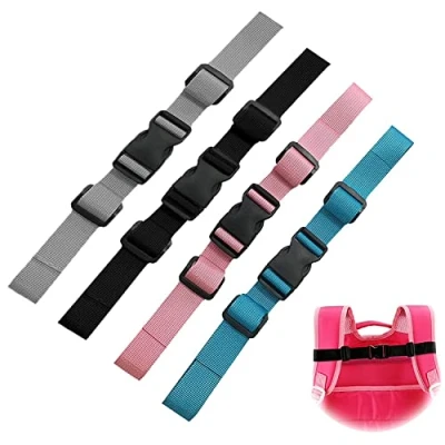 Imagen de JOYOLA 4 Piezas Correa de Pecho para Mochila, Ajustable Esternón con Hebilla, Universal MontañAnismo, Trotar, Senderismo, Caminar