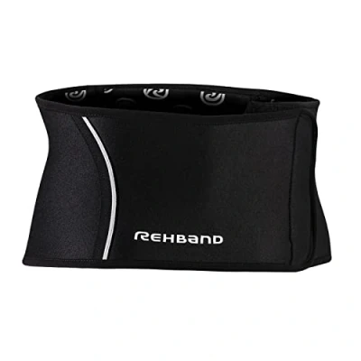 Imagen de Rehband QD Back Support, 1 pieza, Soporte de espalda neopreno 3 mm, espalda, Color:Negro, Talla:XL