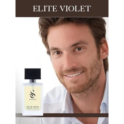 Imagen de ELITE VIOLET by SANGADO, Perfume for Men, 8 10 hours long Lasting, Luxury, Amber Woody, Fine French Essences, Intense, Seductive, Masculine, Ideal Gift, 50 ml Spray