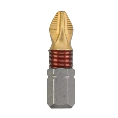 Imagen de kwb 2 puntas de 25 mm PH Titan Tin 124002 (Tin, TQ 60 acero, ISO 1173, accionamiento C6.3)