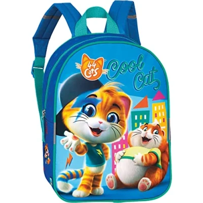 Imagen de Fabrizio Kids 44 Cats Mochila (29 cm, 29 cm), color azul real, azul, Rucksack