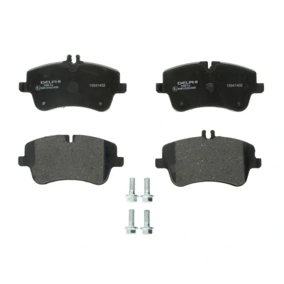 Imagen de DELPHI LP1696 Juego de pastillas freno preparado para indicador desgaste Chapa antichirridos con accesorios MERCEDES BENZ: Clase C Berlina