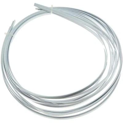 Imagen de Dopro 5pcs Acústica Guitarra Clásica Encuadernación Purfling Tiras ABS Binding Strip 1650x5x1.5mm Blanco
