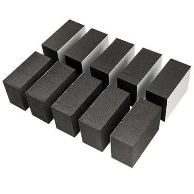 Imagen de Musiclily Pro 70x30x10mm Autoadhesiva Espuma Ajuste Altura de Pastilla para Jazzmaster, Negro(10 Piezas)