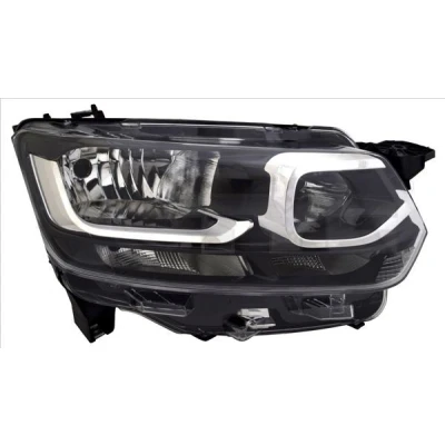 Imagen de TYC 20 17842 05 2 Faros izquierda H7/H1, W21/5W con luz diurna electromotor CITROËN: Berlingo, Berlingo Furgón