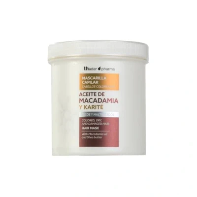 Imagen de Thader Th Pharma Mascarilla capilar de Macadamia y Karité para Cabello Teñido, Seco o Maltratado, 700 ml