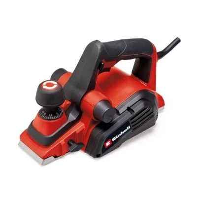 Imagen de Einhell Cepillos eléctricos TE PL 920 (920 W, profundidad de viruta hasta 3,5 mm, gran eje cuchilla, zapata automática, incl. tope paralelo, adaptador aspiración y 2 cuchillas reversibles TCT)