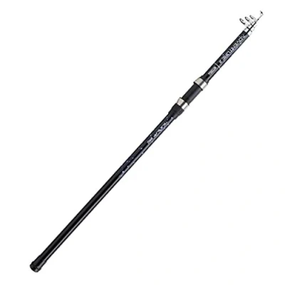 Imagen de Mitchell Adventure 2 Cañas de Pesca Surf compuestas Vidrio duraderas y Fuertes con guías Acero Inoxidable, a Prueba Agua Salada, Negro Azul, 3.90 m 80 150 g