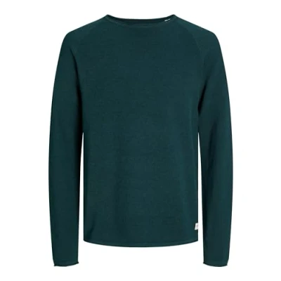 Imagen de Jack &amp; Jones Jjehill CREW NECK NOOS Jersey de punto, Hombre, Talla: Large, Deep teal