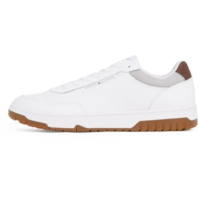 Imagen de Tommy Hilfiger Basket CORE LITE Zapatillas, Hombre, Talla: 42, White/grey whisper Zapatos