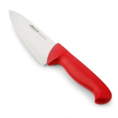 Imagen de Arcos Cuchillo Chef Acero Inoxidable. cocina profesional multipropósito para cortar y limpiar verduras. Mango ergonómico polioximetileno Hoja 150 mm. Serie 2900. Color negro.