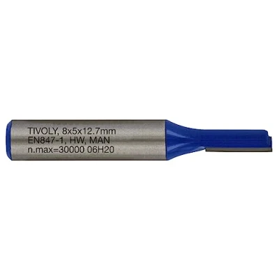 Imagen de Tivoly XT60642067833 Fresas para desbrozadora recta, 2 cortadores rectificados con diamante, diámetro de 5 mm, color azul
