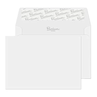 Imagen de Blake Business C6 Sobres tipo cartera (114 x 162 mm, 120 g/m², 50 unidades), color blanco brillante