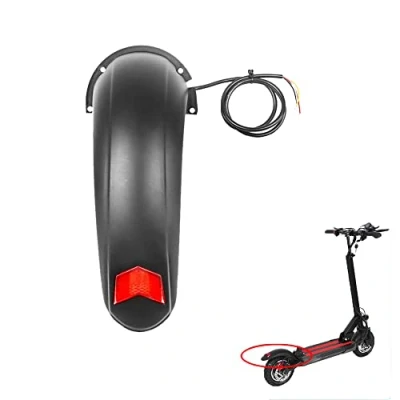 Imagen de Fututech Guardabarros trasero y luz trasera para Kugoo M4 soporte de bloqueo agua scooter eléctrico, piezas repuesto scooter, accesorios Fender