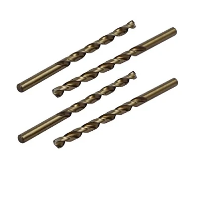 Imagen de sourcingmap broca de 5,7 mm diámetro vástago redondo recto HSS cobalto métrico giro 4 piezas