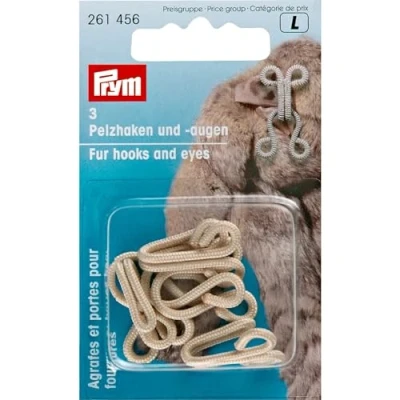 Imagen de Prym Ganchos Y Ojo, Beige, 3 Stück