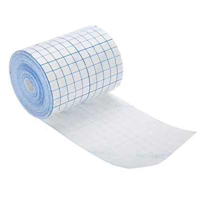 Imagen de cinta médica, adhesiva transpirable, vendaje de fijación impermeable elástico no tejido para cuello, espalda, hombros, brazos, muñecas, muslos, tobillos, rodillas (10 cm * 10 m)