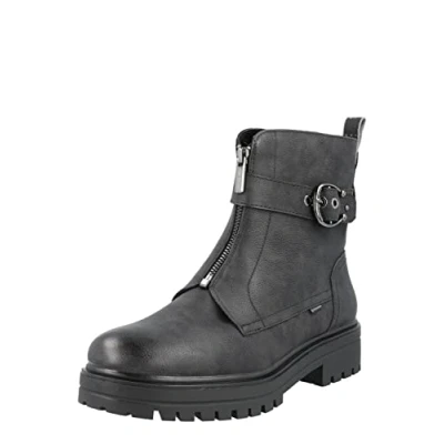 Imagen de TOM TAILOR 4294809, Botas Cortas al Tobillo Mujer, Negro, 38 EU