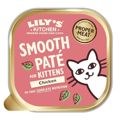 Imagen de Lily&#039;s Kitchen Paté Suave para Gatito, Pollo + Ternera (19 x 85 g)