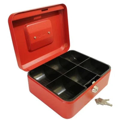 Imagen de Cathedral Caja de caudales, 20,3 cm, color rojo