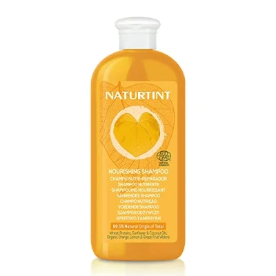 Imagen de Naturtint Champú Nutri reparador, Limpia y Nutre en Profundidad, Reduce la Rotura Repara Puntas Abiertas, para Cabellos Seco Maltratado, 99% Ingredientes Naturales, ECOCERT, 330ml