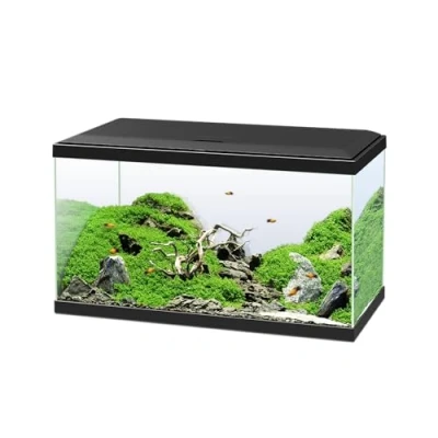 Imagen de Ciano, Acuario 60 Negro, para Peces, Equipado con Filtro, consumibles, LED y calefacción, 58L, Embalaje Reforzado envío Web
