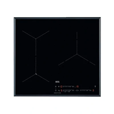 Imagen de Placa inducción AEG IAE63421CB, 3 zonas, Zona grande 28 cm, 60 Negro