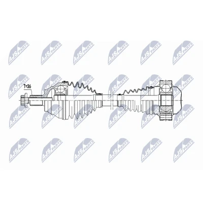 Imagen de Semi eje NTY NPW VW 063