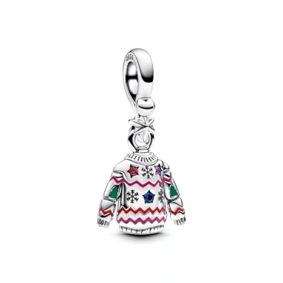Imagen de PANDORA Moments 793596C01 Colgante de Plata ley con cristales, compatible pulseras Moments, Mehrfarbig, ley, Cristal artificial.