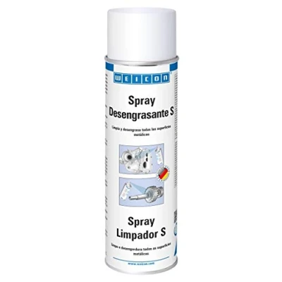 Imagen de WEICON Spray Desengrasante S 500 ml Para todos los metales, vidrio, cerámica y numerosos plásticos Transparente