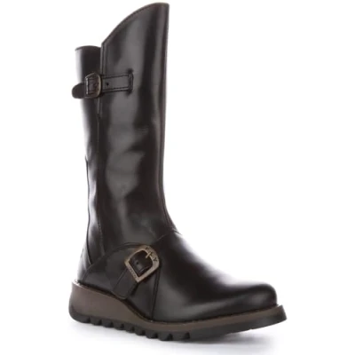 Imagen de Fly London Mes 2, Botas con hebilla, Mujer, Negro, 42 EU