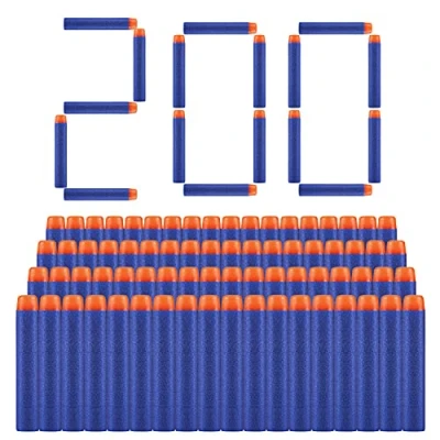 Imagen de ZWOOS Foam Bullet Darts 200 Pièces 7.2cm EVA Blue Recarga de Bala para N Strike Elite Series Blasters Kid Toy Guns (Dunkelblau)