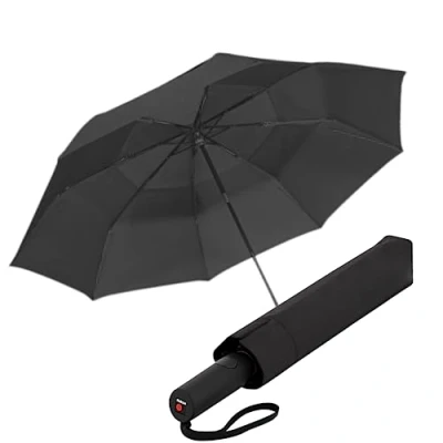 Imagen de Knirps A.405 XXL Duomatic paraguas de lluvia con ventilación automática y cierre automático, compacto resistente al viento para lluvia, viaje adultos, retráctil