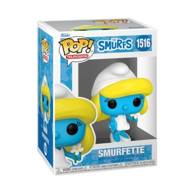 Imagen de Funko Pop! TV: Smurfs Smurfette 1/6 de Probabilidades Obtener la RARA Variante Chase Figura Vinilo Coleccionable Idea Regalo Mercancia Oficial Juguetes para Niños y Adultos