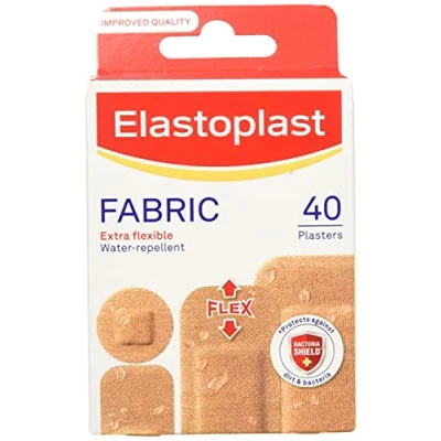 Imagen de Elastoplast Extra Flexible Fabric Plasters Total 200 Strips (40 X 5 Pack)