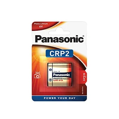 Imagen de Panasonic Photo Lithium Battery CRP2 Pilas (Nickel Oxyhydroxide (NiOx), 6 V, 1400 mAh, 34 mm, 17 45 mm)