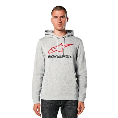 Imagen de Alpinestars Always Hoodie V3 Sudadera, Gris/Rojo/Negro, XXL para Hombre