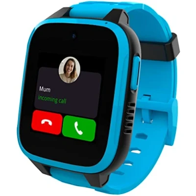 Imagen de XPLORA XGO 3 Teléfono Reloj 4G para niños (con SIM) Llamadas, Mensajes, Modo Colegio, SOS, GPS, Cámara y Podómetro Incluye Meses de suscripción Gratuita (Azul)