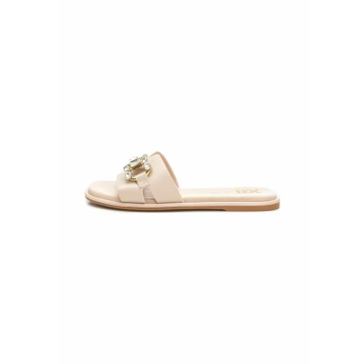 Imagen de XTI Sandalias Planas Mujer Beige Calzado Cómodo y Versátil Moda casual Modelo 14367904 (Talla 37)