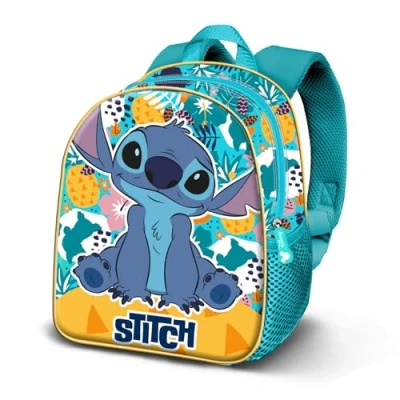 Imagen de Disney Lilo y Stitch Colors Mochila Basic, Turquesa, 30 x 38 cm, Capacidad 13 L
