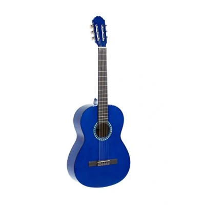 Imagen de Gewapure Guitarra Clásica Basic 4/4 Azul Transparente