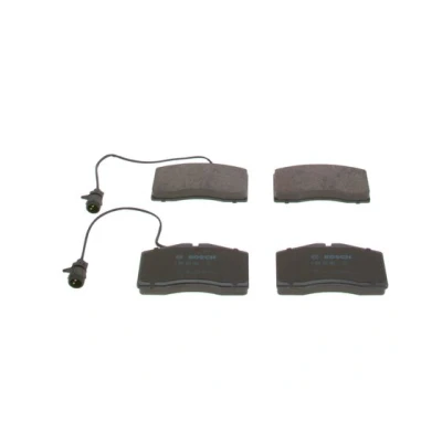 Imagen de BOSCH 0 986 424 664 Juego de pastillas freno Low Metallic con sensor desgaste incorporado Chapa antichirridos AUDI: A8 D2