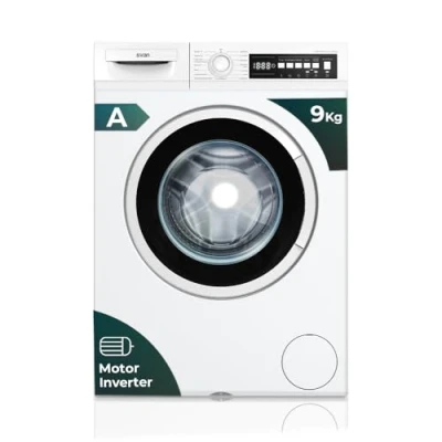 Imagen de Svan Lavadora 9Kg Carga Frontal Blanco SL9401AIDB. 2200W, 1400rpm, Motor Inverter, 15 Programas, Clase de Eficiencia Energética A