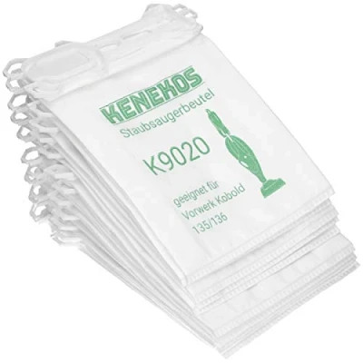 Imagen de Kenekos 18 bolsas de tejido no para aspiradoras Vorwerk Folletto 135, 136, 135 SC, VK 136