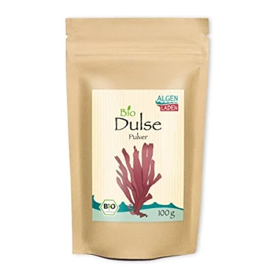 Imagen de Algenladen Bio Dulse Polvo 100 g ï Lappentang Algas rojas del Atlántico Vegano