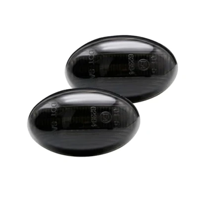 Imagen de Juego de intermitentes laterales LED compatible con Mercedes Clase A W168 / Vito W639 W447 Citan W415 Gris incl. luces dinámicas