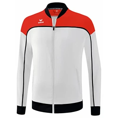 Imagen de erima Change by Funcional Chaqueta de presentación, blanco/rojo/negro, 164 Unisex niños