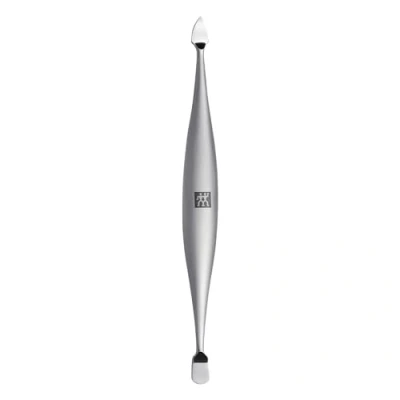 Imagen de ZWILLING Empujador de cutículas (limpiador uñas, instrumento doble, adecuado para uñas naturales y artificiales), Premium, plata, 125 mm