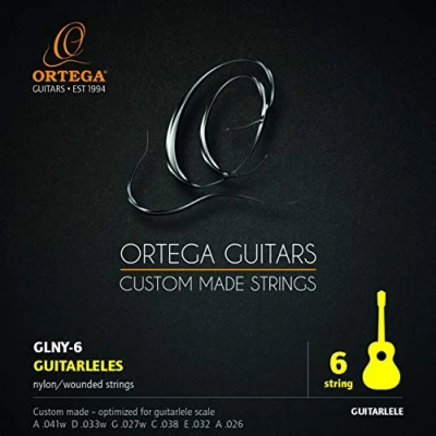 Imagen de ORTEGA Guitarlele Strings 420 440 mm Escala 6unidades., GLNY 6
