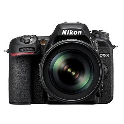 Imagen de Nikkon D7500 Cámara réflex Digital de 20.9 MP (Pantalla LCD 3.2&quot;, 4K/UHD, SnapBridge, Bluetooth, WiFi), Color Negro Kit con Objetivo AF S DX 18 105 mm f/3.5 5.6G ED VR